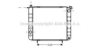 PRASCO SI2016 Radiator, engine cooling
